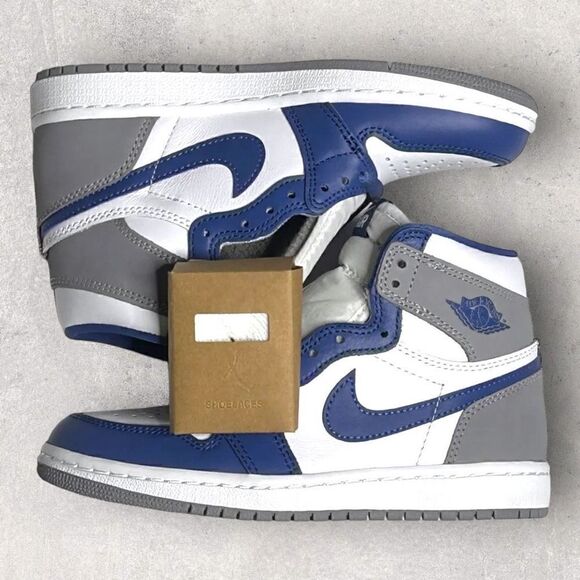 Nike Air Jordan 1 Retro High OG 'True Blue' DZ5485-410 size 4 Mens/ 5.5 Womens - Picture 8 of 12